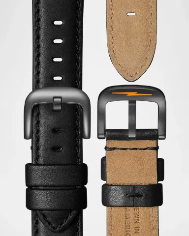 Shinola Canfield Model C Leather Strap Watch, 43mm | Thumbnail 4