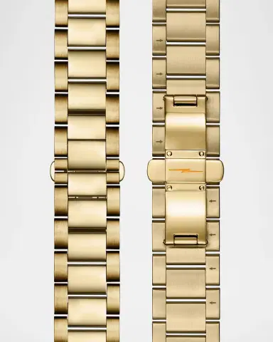 Shinola Men's Runwell Gold-Tone Bracelet Watch, 41mm | Thumbnail 6