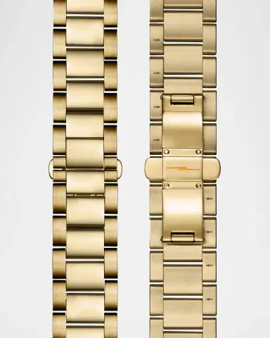 Shinola Runwell Sub Second PVD Gold Bracelet Watch, 41mm | Thumbnail 6