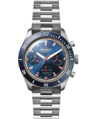 Shinola 43mm Monster Chronograph Titanium Bracelet Watch | Thumbnail 1 Shinola 43mm Monster Chronograph Titanium Bracelet Watch | Thumbnail 1