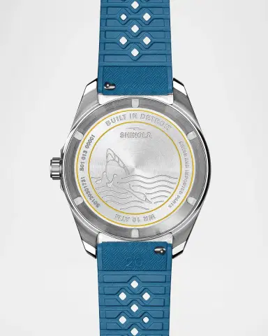 Shinola Duck Rubber-Strap Analog Watch, 40mm | Thumbnail 3