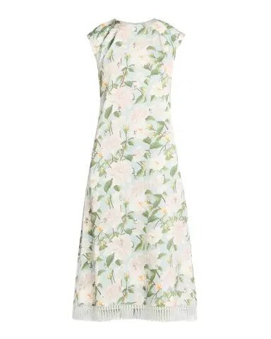 SACHIN & BABI Annette Embellished Floral Satin Crepe Midi Dress | Thumbnail 1 SACHIN & BABI Annette Embellished Floral Satin Crepe Midi Dress | Thumbnail 1
