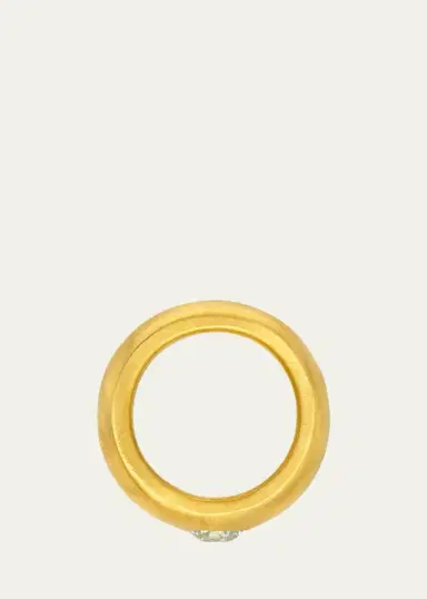 DARIUS 18K Old Mine-Cut Diamond Oversized Signet Ring | Thumbnail 4