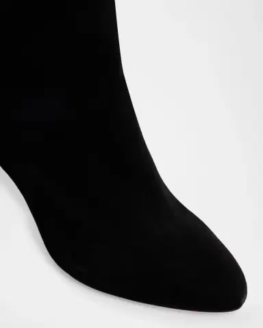 Christian Louboutin 85mm Fannylove Suede Knee-High Boots | Thumbnail 2
