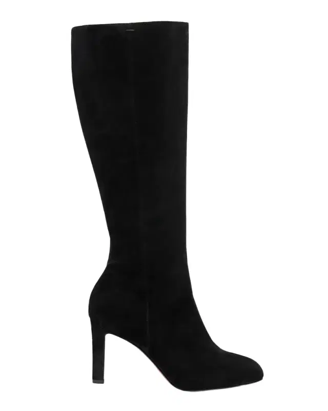 Christian Louboutin 85mm Fannylove Suede Knee-High Boots