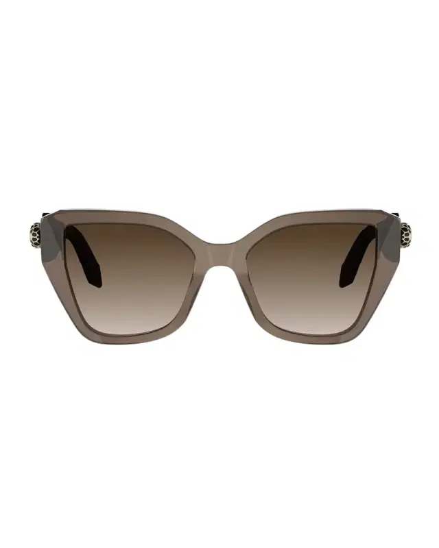 BVLGARI Serpenti 51mm Acetate Butterfly Sunglasses
