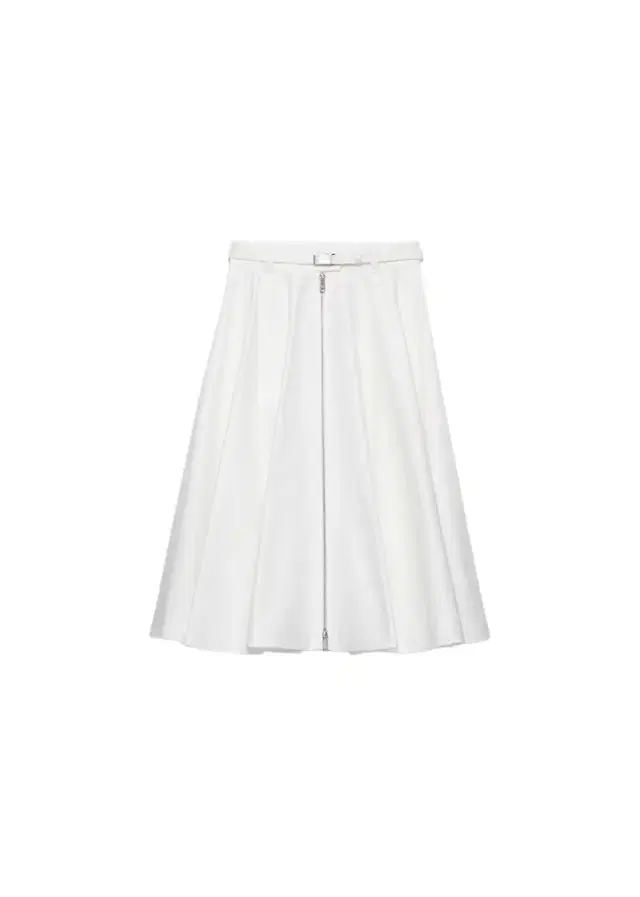Prada Belted A-Line Midi Skirt