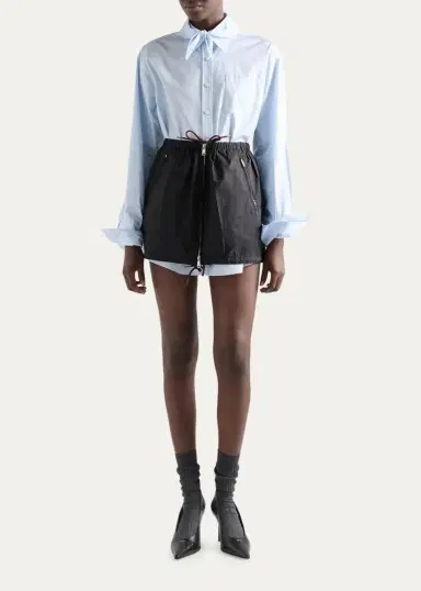 Prada A-Line Mini Skirt | Thumbnail 2 Prada A-Line Mini Skirt | Thumbnail 2