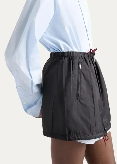 Prada A-Line Mini Skirt | Thumbnail 4 Prada A-Line Mini Skirt | Thumbnail 4