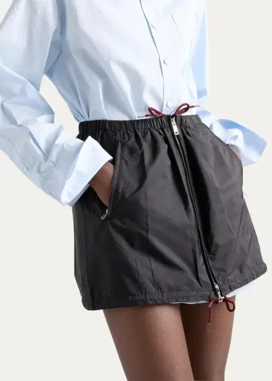 Prada A-Line Mini Skirt | Thumbnail 5 Prada A-Line Mini Skirt | Thumbnail 5