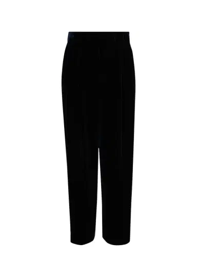 Giorgio Armani Velvet Silk-Blend Pleated Pants | Thumbnail 1