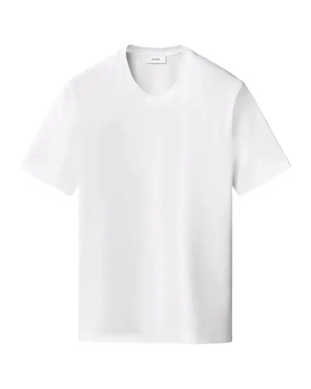 Eton Men's Silk and Cotton Crewneck T-Shirt