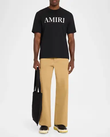 AMIRI Men's Canvas Embroidered-Logo Tote Bag | Thumbnail 3