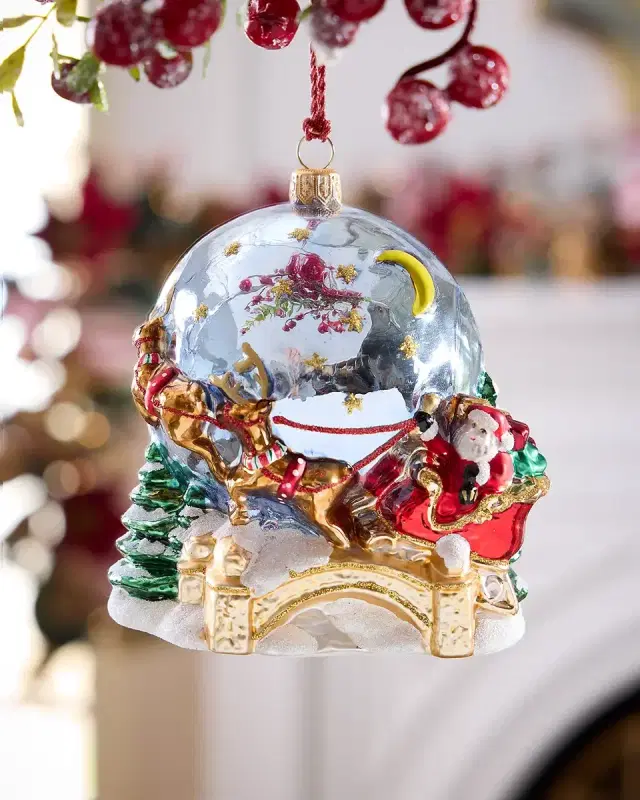 Exclusive Sleigh Ready To Go Christmas Ornament
