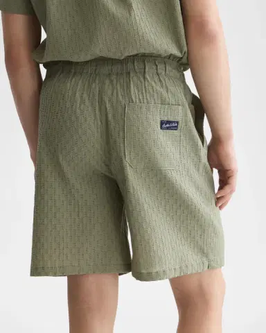 Maison Scotch Men's Jacquard Seersucker Drawstring Shorts | Thumbnail 5