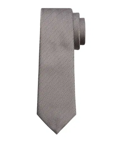 Emporio Armani Men's Chevron Jacquard Silk Tie | Thumbnail 2 Emporio Armani Men's Chevron Jacquard Silk Tie | Thumbnail 2