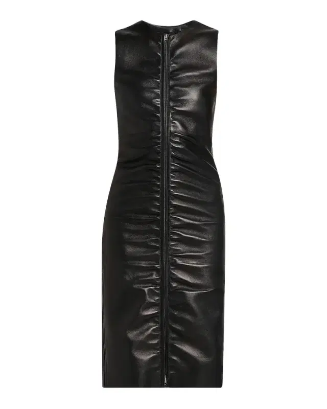Tom Ford Lamb Leather Midi Dress