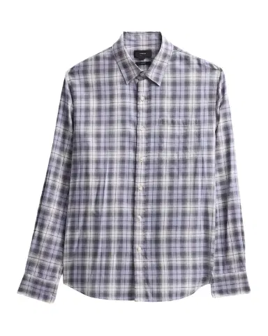 Vince Men's Exchange Plaid Button-Down Shirt | Thumbnail 1
