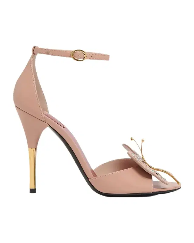 Valentino Garavani Flutterby 105mm Leather Sandals