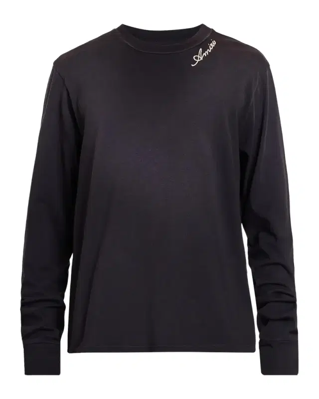 AMIRI Logo Embroidered Cotton T-Shirt