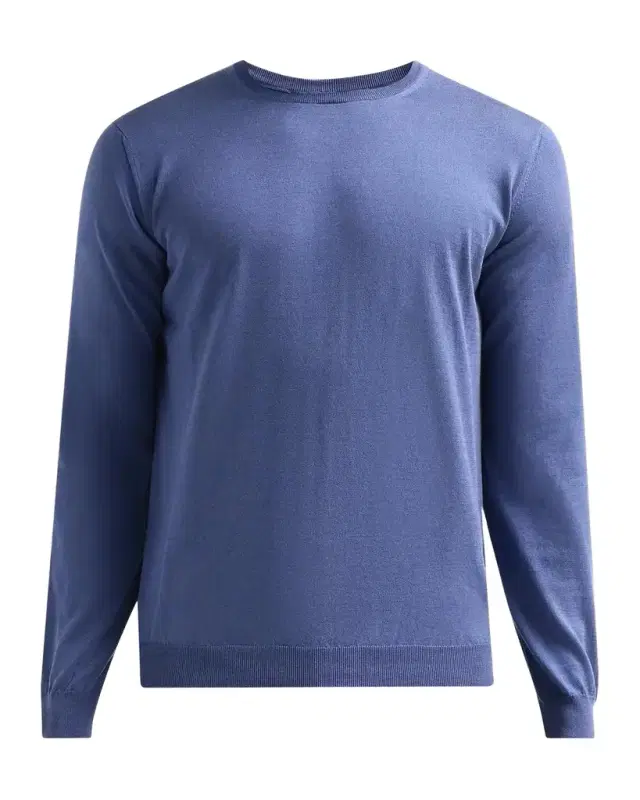 Giorgio Armani Men's Silk and Cotton Jersey Crewneck Sweater