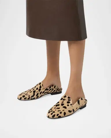 Tod's Men's Pony Effect Leather Mule Loafers | Thumbnail 2