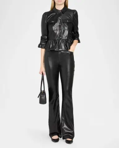 Cinq à Sept Stevie Faux-Leather Pants | Thumbnail 2