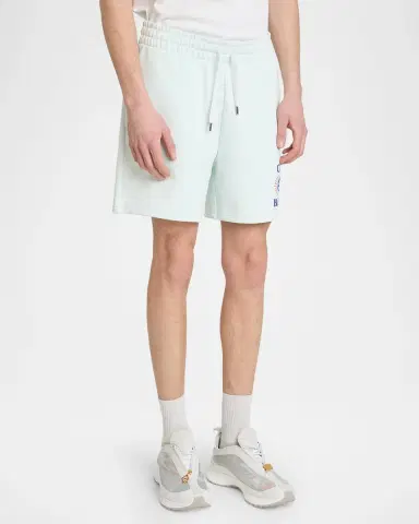 Casablanca Men's Celestial Pyramid Cotton Drawstring Shorts | Thumbnail 4