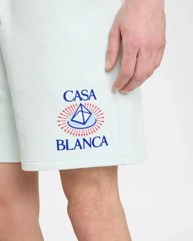 Casablanca Men's Celestial Pyramid Cotton Drawstring Shorts | Thumbnail 5