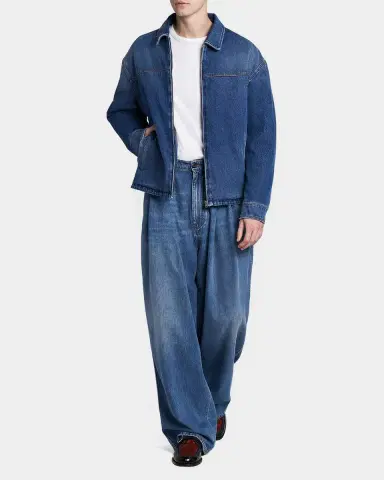 Marni Pleated-Front High-Rise Wide-Leg Jeans | Thumbnail 2