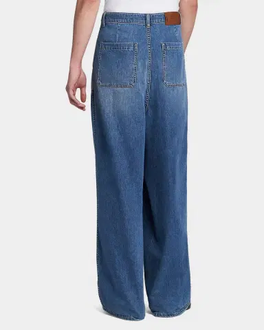 Marni Pleated-Front High-Rise Wide-Leg Jeans | Thumbnail 4