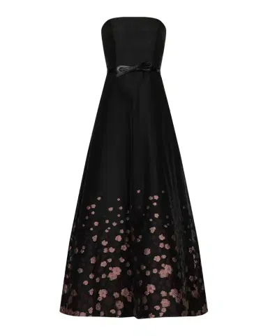 Kay Unger New York Elenora Floral Organza Ball Gown | Thumbnail 1 Kay Unger New York Elenora Floral Organza Ball Gown | Thumbnail 1