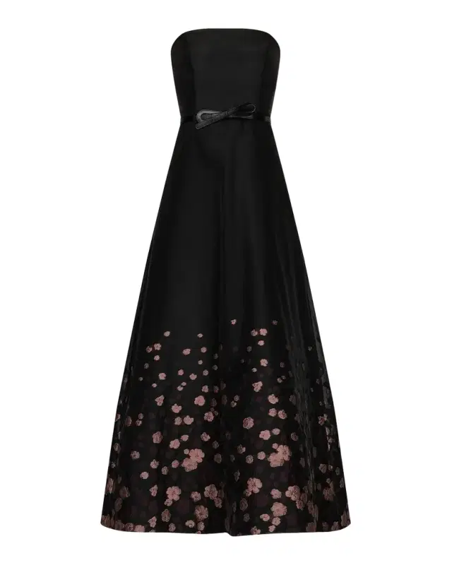 Kay Unger New York Elenora Floral Organza Ball Gown