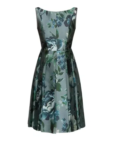 Kay Unger New York Anatasia Peony Print Midi Dress | Thumbnail 1