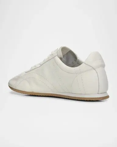 TOTEME Flex Nappa Leather Low-Top Sneakers | Thumbnail 4