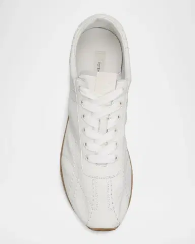 TOTEME Flex Nappa Leather Low-Top Sneakers | Thumbnail 6