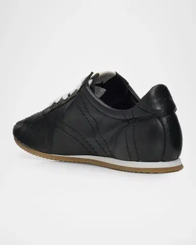 TOTEME Flex Nappa Leather Low-Top Sneakers | Thumbnail 4