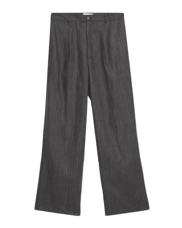 Frame Men's Wool Stripe Wide-Leg Trousers