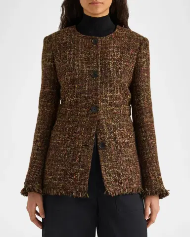 Proenza Schouler Aurelia Tweed Jacket | Thumbnail 4