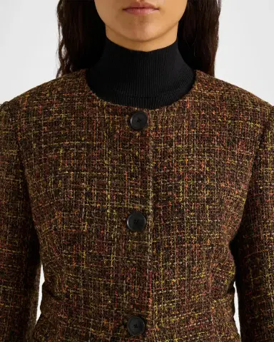 Proenza Schouler Aurelia Tweed Jacket | Thumbnail 6