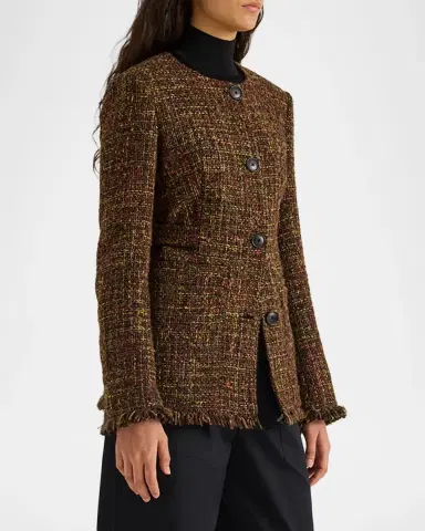 Proenza Schouler Aurelia Tweed Jacket | Thumbnail 7