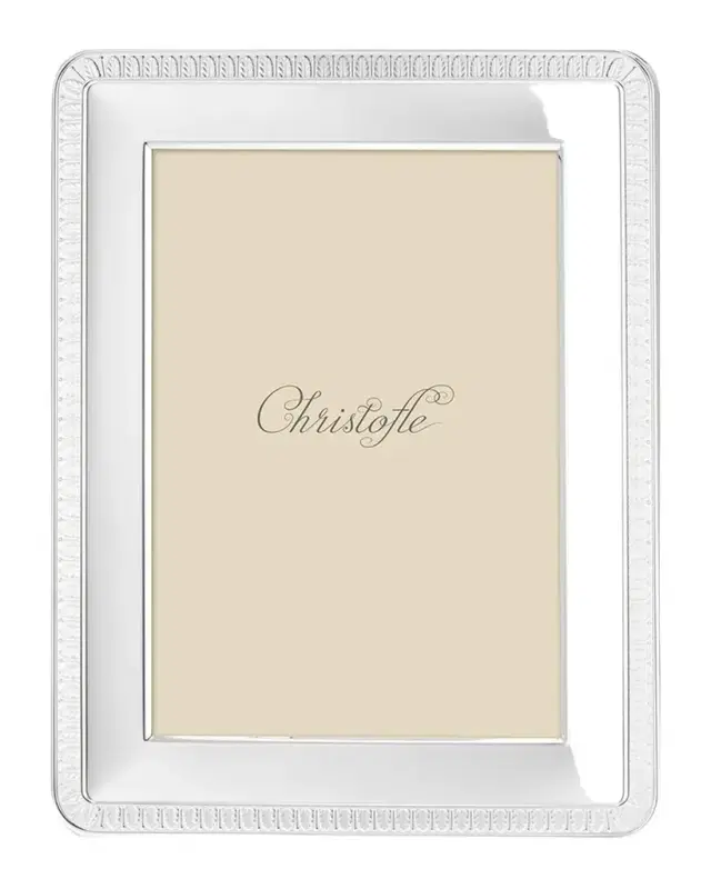 Christofle Malmaison Silver-Plated 5" x 7" Picture Frame
