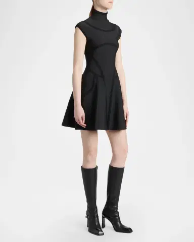 Alexander McQueen 95mm Niko Leather Knee-High Boots | Thumbnail 3 Alexander McQueen 95mm Niko Leather Knee-High Boots | Thumbnail 3