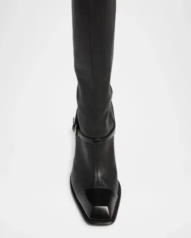 Alexander McQueen 95mm Niko Leather Knee-High Boots | Thumbnail 6 Alexander McQueen 95mm Niko Leather Knee-High Boots | Thumbnail 6