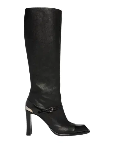 Alexander McQueen 95mm Niko Leather Knee-High Boots | Thumbnail 1 Alexander McQueen 95mm Niko Leather Knee-High Boots | Thumbnail 1