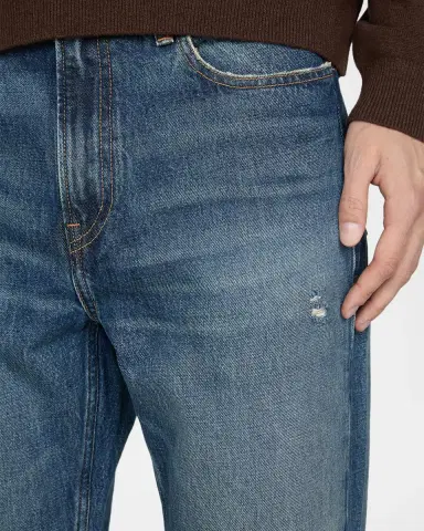 Frame Men's D Whiskered Cotton Bootcut Jeans | Thumbnail 5