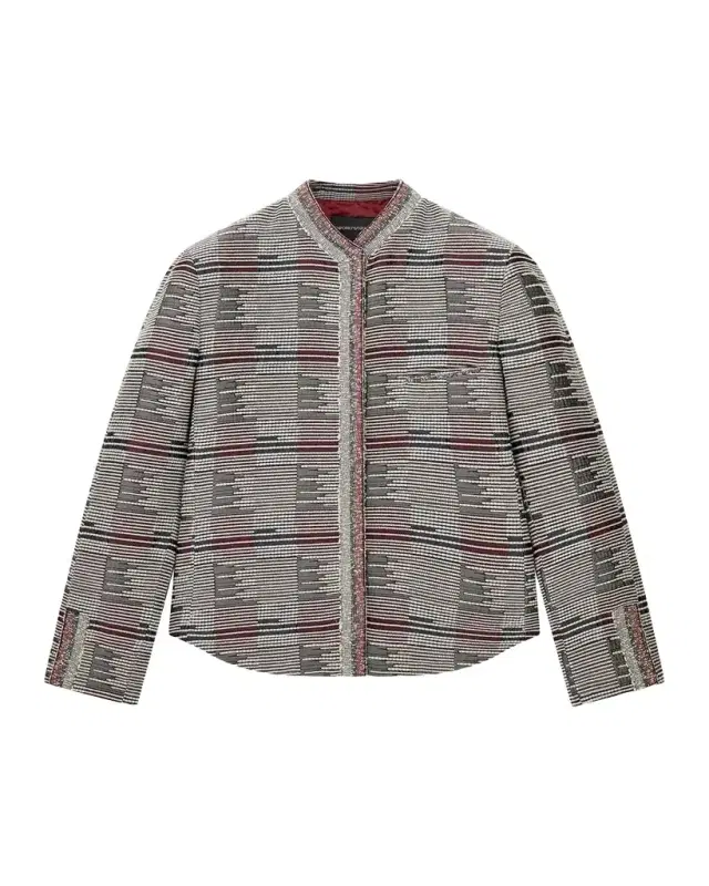 Geometric Jacquard Blazer