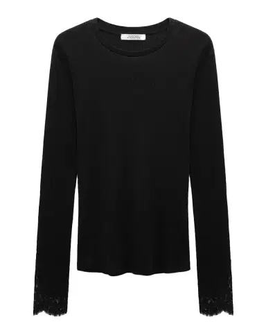 Dorothee Schumacher Pure Sleekness Lace-Cuff Cotton Shirt | Thumbnail 3