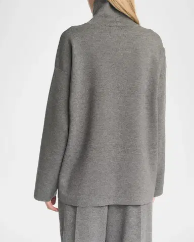 Malo Turtleneck Cashmere-Silk Sweater | Thumbnail 3