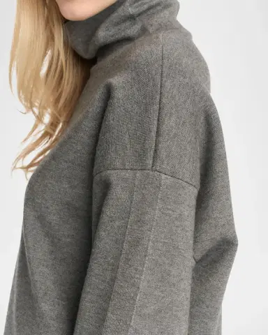 Malo Turtleneck Cashmere-Silk Sweater | Thumbnail 5